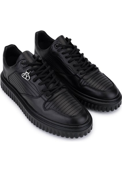 Erkek Siyah Deri Sneakers & Spor Ayakkabı 352 23180 Erk Ayk SK25-26 Sıyah Dr fiyatları