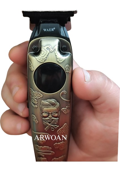 Profesyonel Kablosuz Traş Makinesi LED Ekran, Paslanmaz Çelik Bıçak ve Güçlü Motor Teknolojisi ile Şık Tasarım modelleri