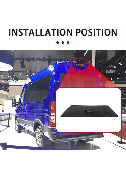 Ahd 1080P Araba Fren Işığı Arka Görünüm Iveco Günlük 4 Gen 2011-2014 Su Geçirmez Park Yedek Kamerası Için Ters Kamera (Yurt Dışından) fırsatları