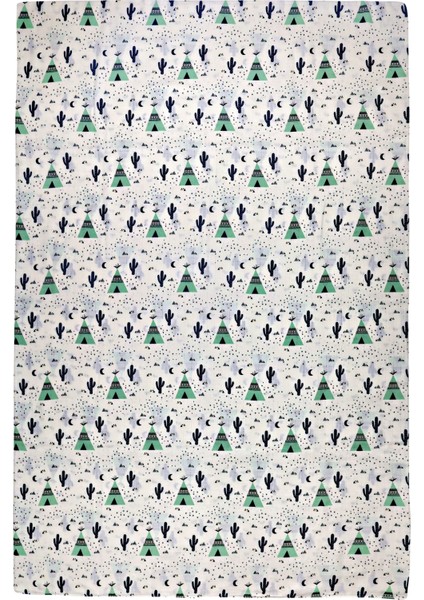 Çift Taraflı Müslin Battaniye 120X180 Minicik Kaktüs Bahçesi fiyatları