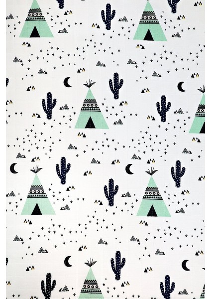 Çift Taraflı Müslin Battaniye 120X180 Minicik Kaktüs Bahçesi fırsatları