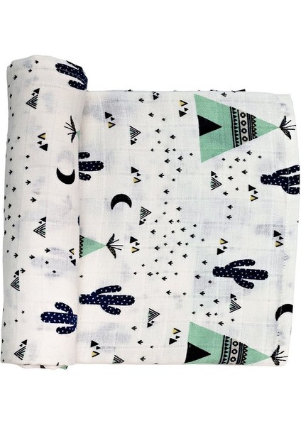 Minicik Kaktüs Bahçesi Müslin Örtü Tekli 115X115 fiyatları