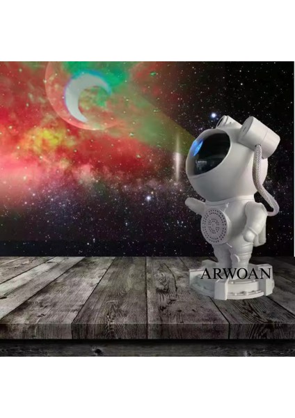 Astronot Tasarımlı Bluetooth Hoparlör Taşınabilir, Şık ve Yüksek Ses Kalitesi