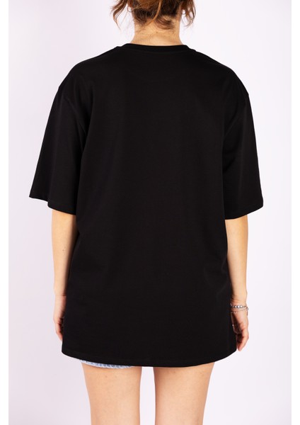 Siyah Oversize Basic Unisex Tişört fiyatları
