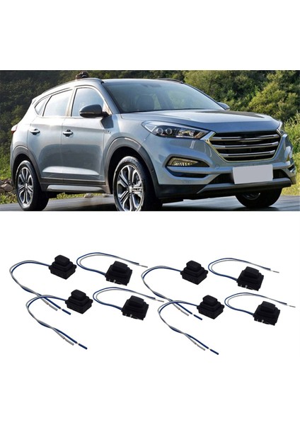 4 Çift Ön Kapı Tutucu Küçük Düğme 82661-D3710 82651-D3710 Hyundai Tucson Için 2016-2020 Harici Tutucu Pushbutton (Yurt Dışından) modelleri