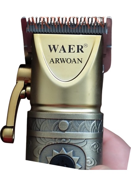 Profesyonel Saç Sakal Kesme Makinesi Berber Kuaför Tıraş Makinesi indirimleri