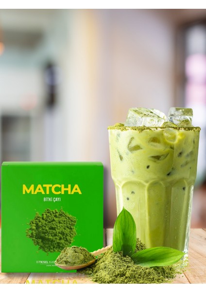 Doğal Bitkisel Karışımlı Matcha Çayı – 60 gr Matcha Çay fırsatları