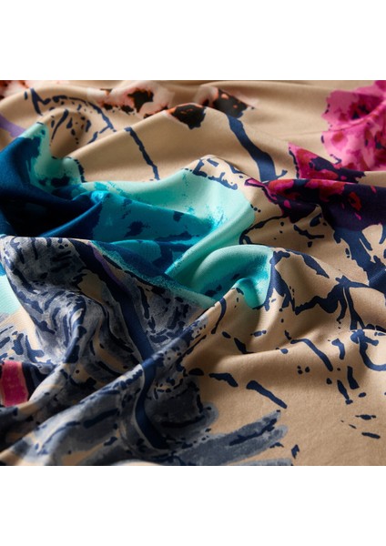 Yaban Gülü Desenli Ipek Şal modelleri