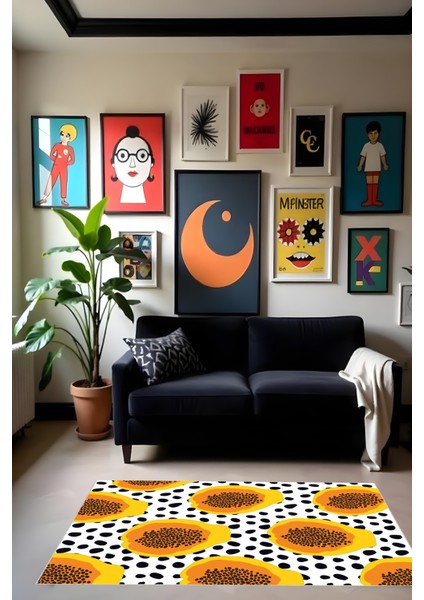 Dijital Baskı Modern Kaymaz Taban Leke Tutmaz Makinada Yıkanabilir Mutfak Halısı ve Balkon Halısı fiyatları