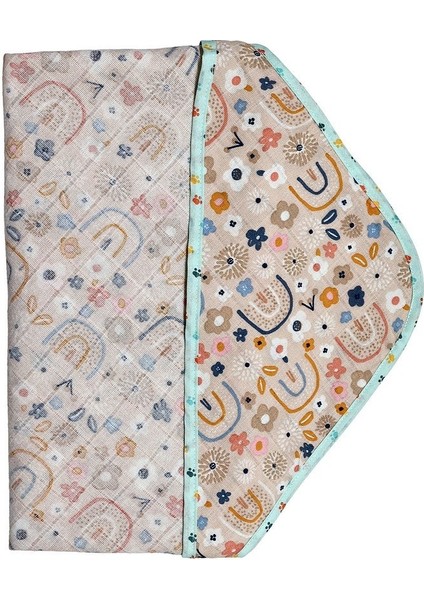Müslin Kundak Havlu Minicik Çiçek Bahçesi