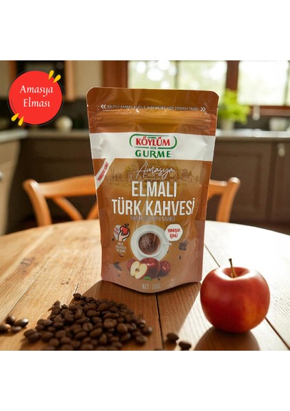 Amasya Elmalı Türk Kahvesi 100 gr / Apple- Flavoured Turkish Coffee 100 gr