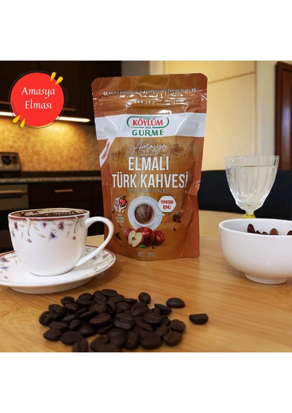 Amasya Elmalı Türk Kahvesi 100 gr / Apple- Flavoured Turkish Coffee 100 gr fiyatları