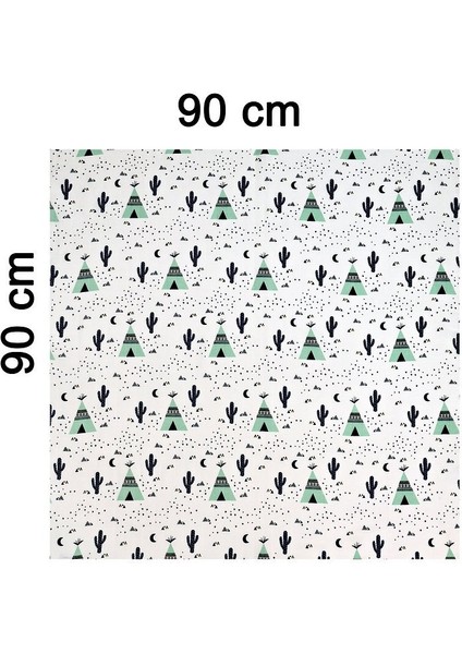 Müslin Örtü Ikili 90X90 Minicik Kaktüs Bahçesi-Minicik Uçan Arabalar fırsatları