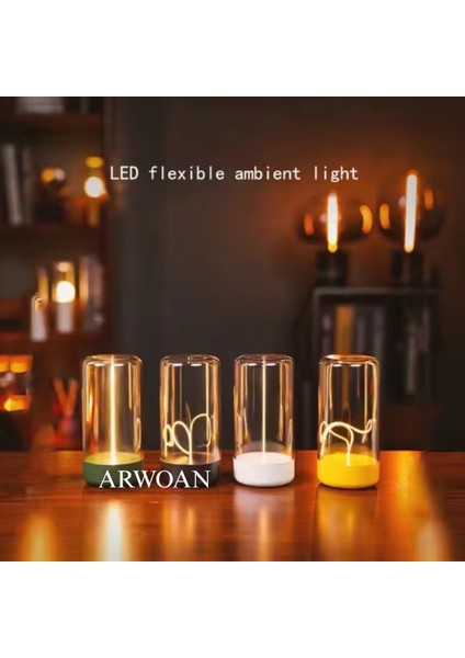 Dokunmatik Kontrollü LED Masa Lambası Şarjlı, Manyetik, Gece Lambası ve Dekoratif Aydınlatma fiyatları