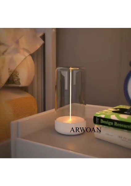 Dokunmatik Kontrollü LED Masa Lambası Şarjlı, Manyetik, Gece Lambası ve Dekoratif Aydınlatma fırsatları