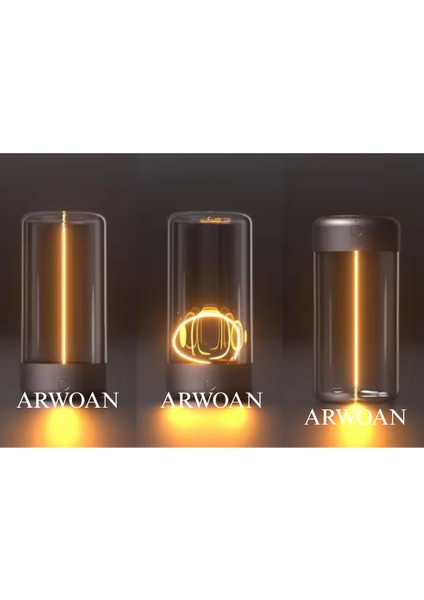 Dokunmatik Kontrollü LED Masa Lambası Şarjlı, Manyetik, Gece Lambası ve Dekoratif Aydınlatma