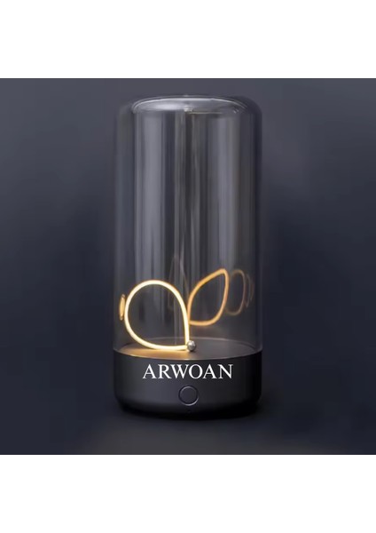 Dokunmatik Kontrollü LED Masa Lambası Şarjlı, Manyetik, Gece Lambası ve Dekoratif Aydınlatma