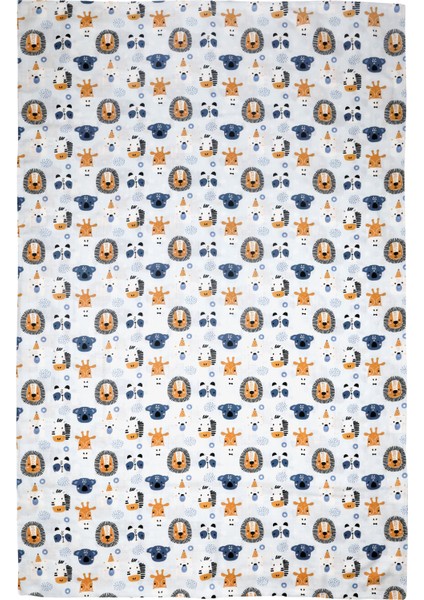 Çift Taraflı Müslin Battaniye 120X180 Minicik Safari Dostları fiyatları