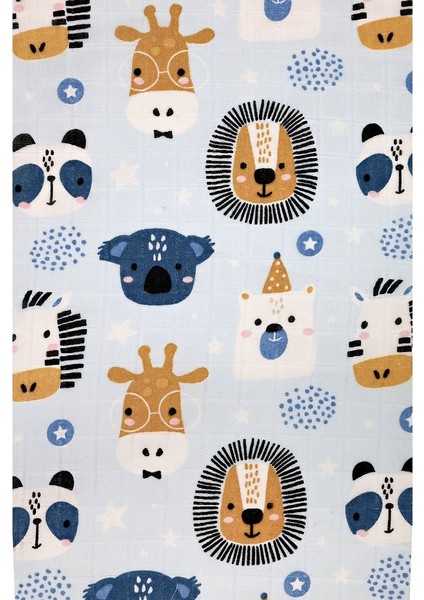 Müslin Kundak Havlu Minicik Safari Dostları fırsatları