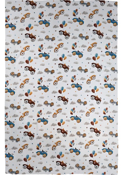 Çift Taraflı Müslin Battaniye 120X180 Minicik Uçan Arabalar fiyatları