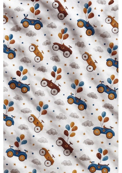 Çift Taraflı Müslin Battaniye 120X180 Minicik Uçan Arabalar indirimleri