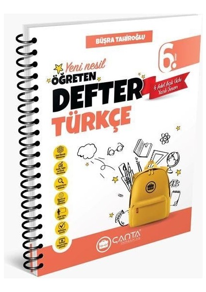 Çanta 2026 6. Sınıf Türkçe Öğreten Defter Güncel Müfredat