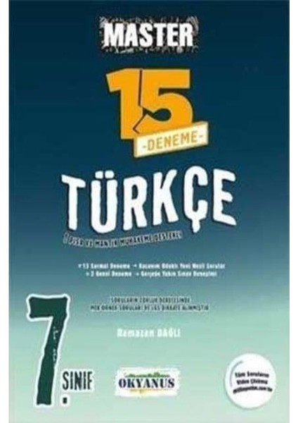 7. Sınıf Master 15 Türkçe Denemesi