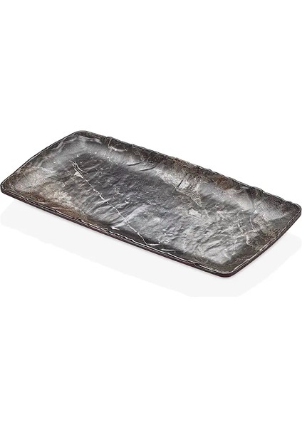 41013.JUP - Polaris Jupiter 9'lu Dikdörtgen Tabak Seti 17,6X32,5 Cm, Thermoset Melamin