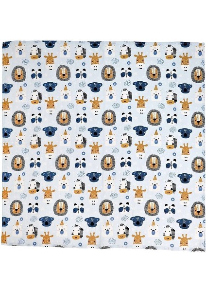 Müslin Örtü Tekli 100X100 Minicik Safari Dostları fırsatları
