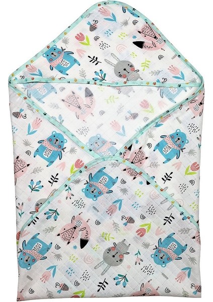 Müslin Kundak Havlu Minicik Bahçe Dostları