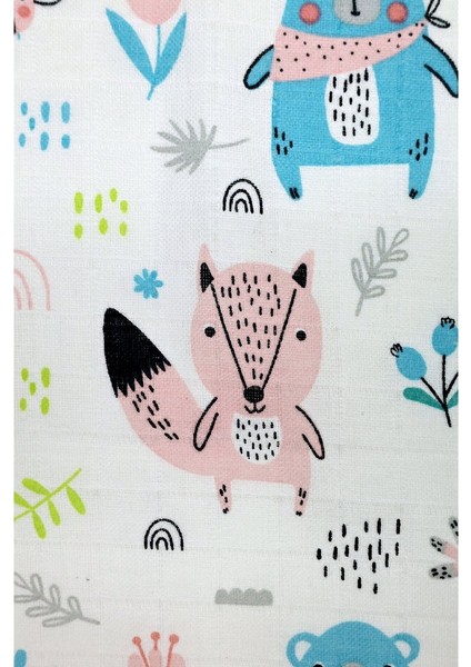 Müslin Kundak Havlu Minicik Bahçe Dostları