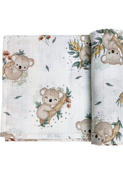 Müslin Örtü Tekli 100X100 Minicik Koala Sevgisi fiyatları