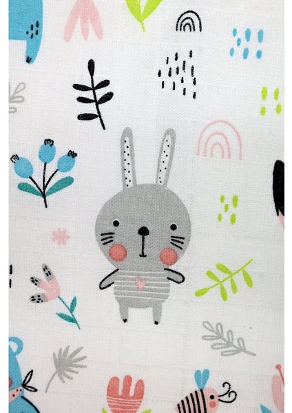 Müslin Kundak Havlu Minicik Bahçe Dostları