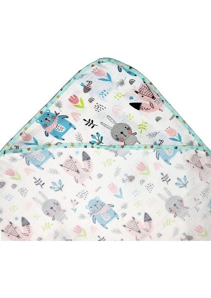 Müslin Kundak Havlu Minicik Bahçe Dostları