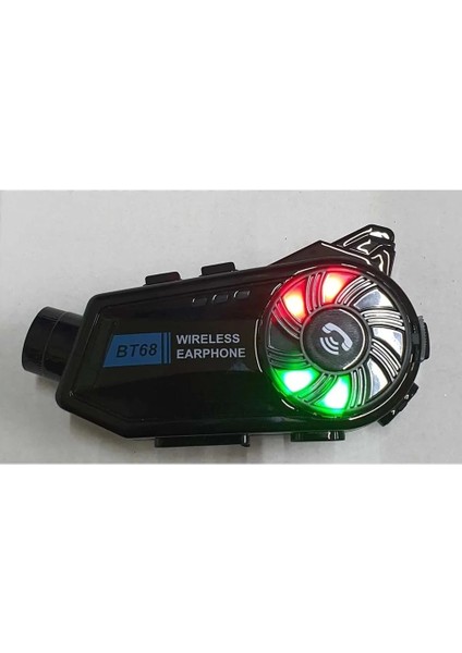 BT68 Motosiklet Kask Bluetooth Kulaklık 1080P Kamera Ses Kontrolü Video Kayıt Özellikli Intercom indirimleri