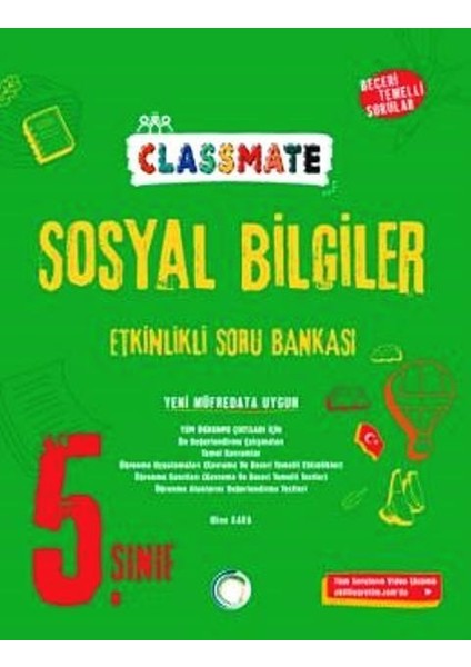 5. Sınıf Classmate Sosyal Bilgiler Etkinlikli Soru Bankası - Mine Karayılmaz