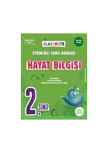 2. Sınıf Hayat Bilgisi Classmate Etkinlikli Soru Bankası