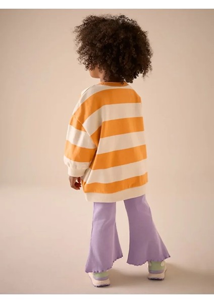 Pamuklu Turuncu Lila Uzun Kollu Alt Üst Takım fiyatları