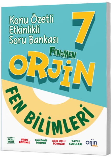 Orjin 7.sınıf Fen Bilimleri Konu Özetli Etkinlikli Soru Bankası