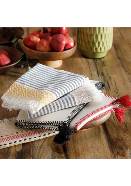 ORADEA PÜSKÜLLÜ RUNNER SİYAH 45X145 fırsatları