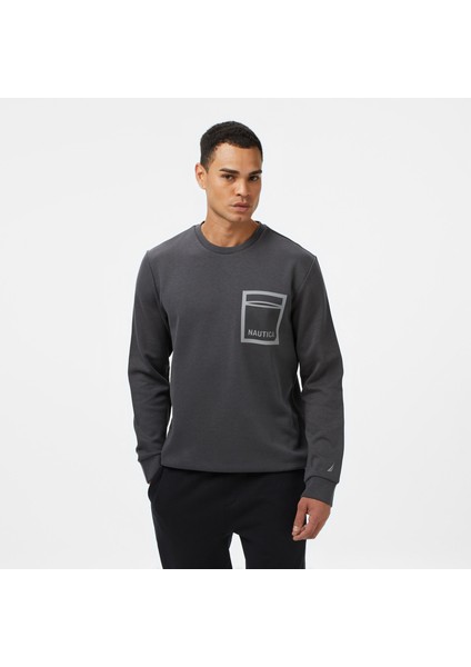 Erkek Gri Classic Fit Sweatshirt K57021T.0CN