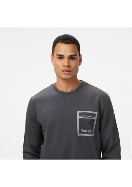 Erkek Gri Classic Fit Sweatshirt K57021T.0CN fırsatları