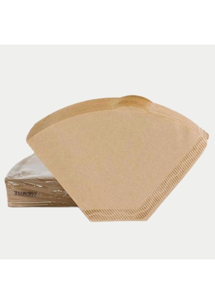 Filtre Kahve Kağıdı 1/ 4 80'li 5 Paket 400 Adet (Doğal Kahverengi) VCW indirimleri