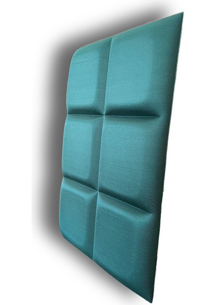 Akustik 3D Dolgulu Parlak Yüzeyli Yeşil Panel 50X33CM Kalınlık 30MM fiyatları