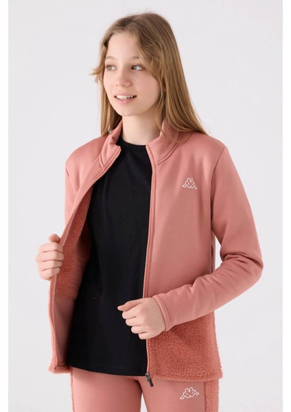 Fermuarlı Pembe Kız Çocuk Sweatshirt 32216MW fiyatları