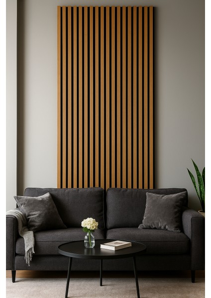Mdf Tabanlı Çıtalı Duvar Paneli 24X240 cm – Dekoratif Akustik Panel | 18 mm Kalınlık modelleri