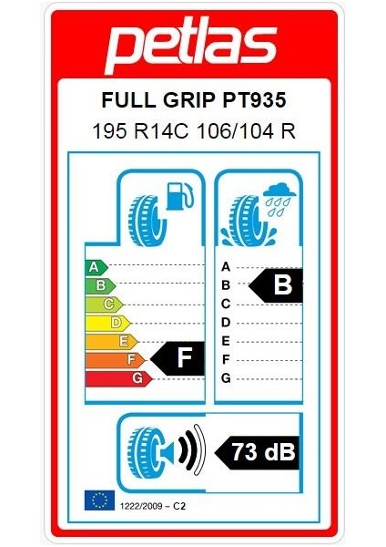 195 R14C 106/104R 8pr Full Grıp PT935 Hafif Ticari Kış Lastiği (Üretim Yılı: 2025 ) fiyatları