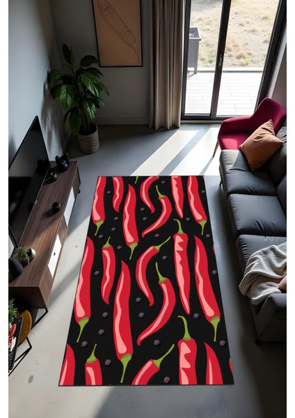 Dijital Baskı Modern Kaymaz Taban Leke Tutmaz Makinada Yıkanabilir Mutfak Halısı ve Yolluk fiyatları