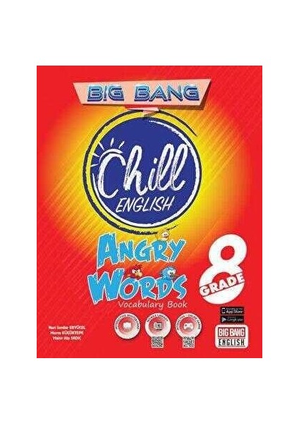 LGS 8. Grade Big Bang Chill English Angry Words Vocabulary Book