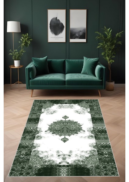 Dijital Baskı Klasik Desenli Çerçeveli Dekoratif Makinada Yıkanabilir Salon ve Yolluk Halısı fiyatları